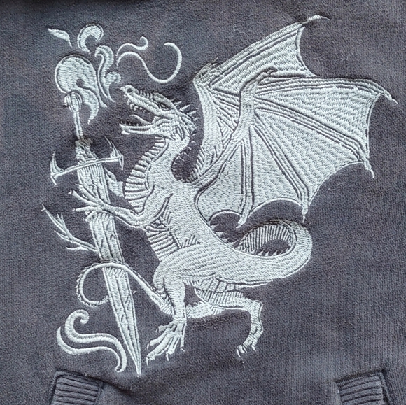 Gymboree dragon sweatshirt 5-6 years - Picture 2 of 16